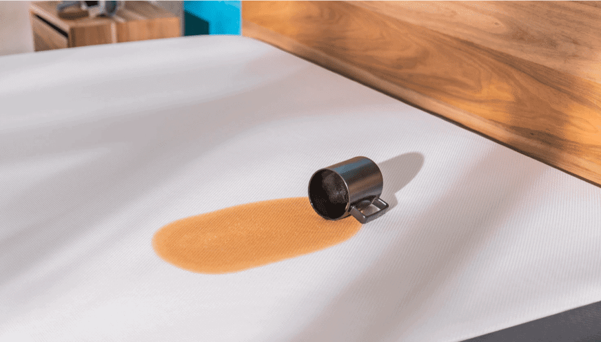 coffee stain on mattress